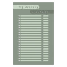grocery checklist sage
