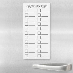Checklist Magnets | Zazzle