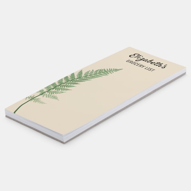 Grocery List Magnetic Notepad (Angled)