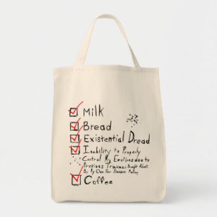 Grocery List of Dread Tote Bag