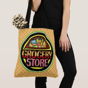Grocery - See Back ... Tote Bag
