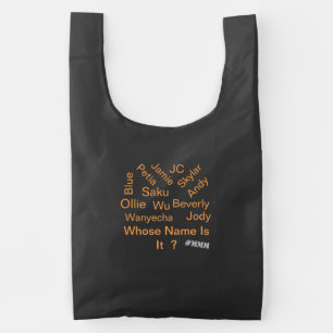 Grocery Shopping Bag, Whose Name Is It ? Reusable Bag