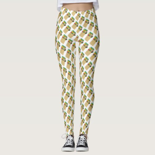 Grocery Shopping Greenmarket Market Fruit Veggies Leggings