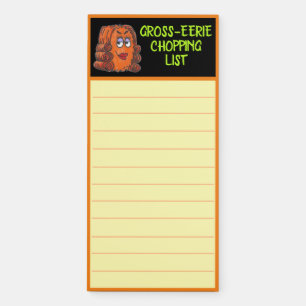 Grocery Shopping List GROSS-EERIE CHOPPING Pad