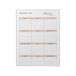 Grocery Shopping List Notepad at Zazzle