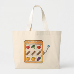  Retired Slot Machine Player Funny Saying Quote Casino Lucky Tote  Bag : Clothing, Shoes & Jewelry