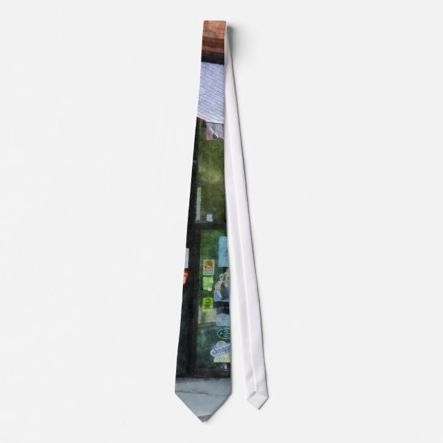 Grocery Store Albany NY Neck Tie (Front)