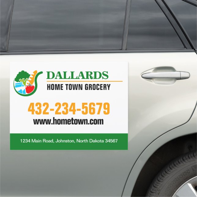 Grocery Store Car Magnet (In Situ)