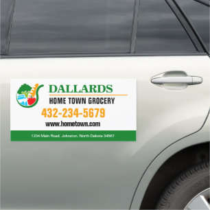 Grocery Store Car Magnet