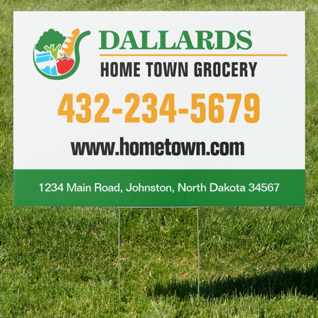 Grocery Store Promotional Sign (Insitu)