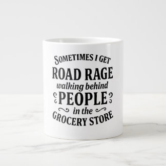 Grocery Store Traffic Jam Humor Giant Coffee Mug