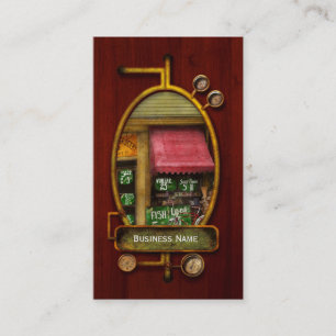 Grocery - The neighborhood grocer 1939 Business Card