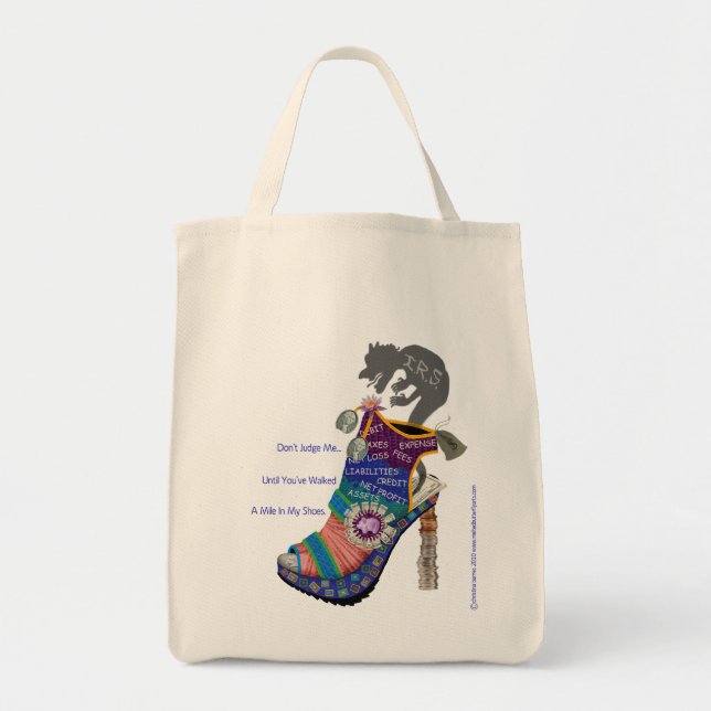 Grocery Tote Bag (Front)