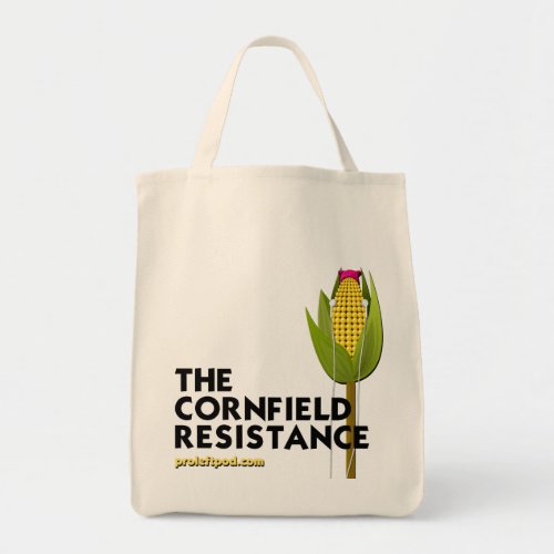 Grocery Tote Clear _ The Cornfield Resistance