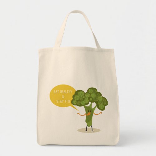 Grocery Tote _ Eat Healthy Stay Fit