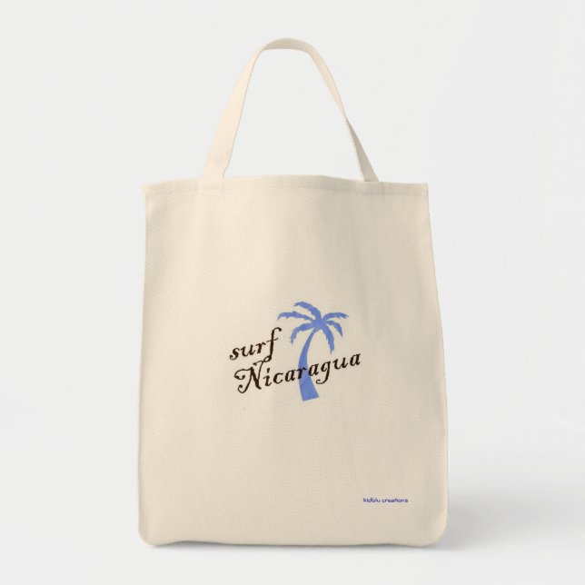 Grocery tote - surf Nicaragua Bag (Front)