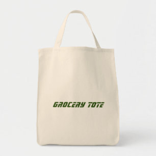 Grocery-Tote text name Printed Wedding party gifts Tote Bag