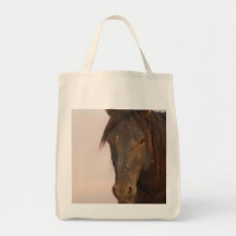 GROCERY TOTE WILD HORSES OF UTAH