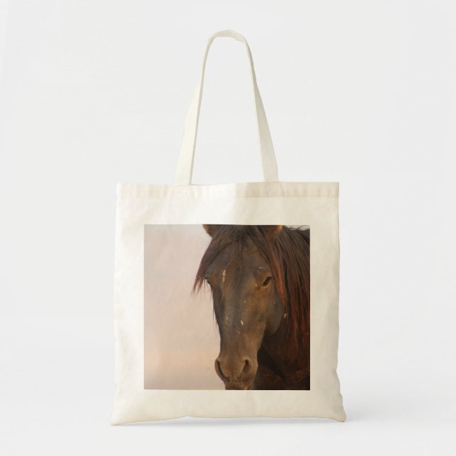 GROCERY TOTE WILD HORSES OF UTAH BAG (Front)