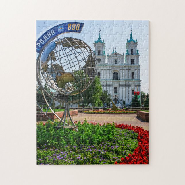 Grodno Belarus Architecture Cathedral Jigsaw Puzzle (Vertical)