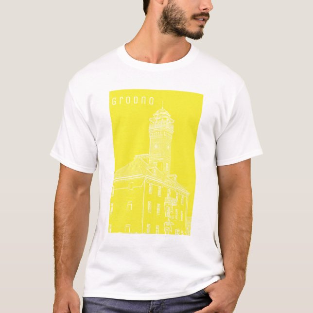 Grodno Belarus Architecture City View Water Tower T-Shirt (Front)