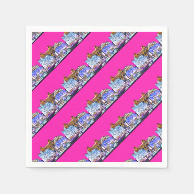 Grodno Belarus Architecture Napkins (Front)