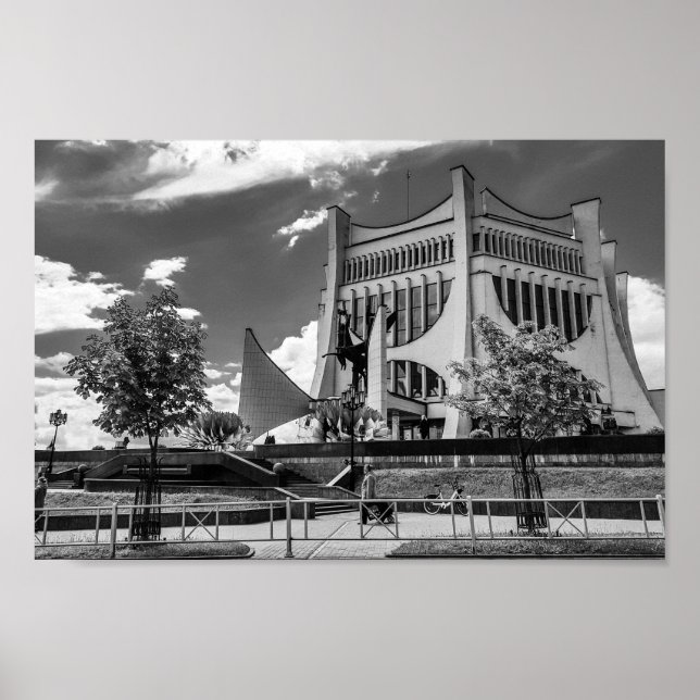 Grodno Belarus Cityscape Architecture City View Poster (Front)