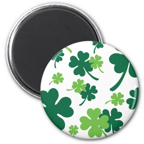 Groen klavertje vier blaadjes St Patricks Day Magnet