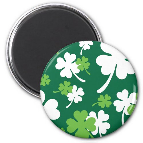 Groen klavertje vier blaadjes St Patricks Day Magnet