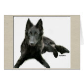 Groenendael Belgian Sheepdog Gifts (Front Horizontal)