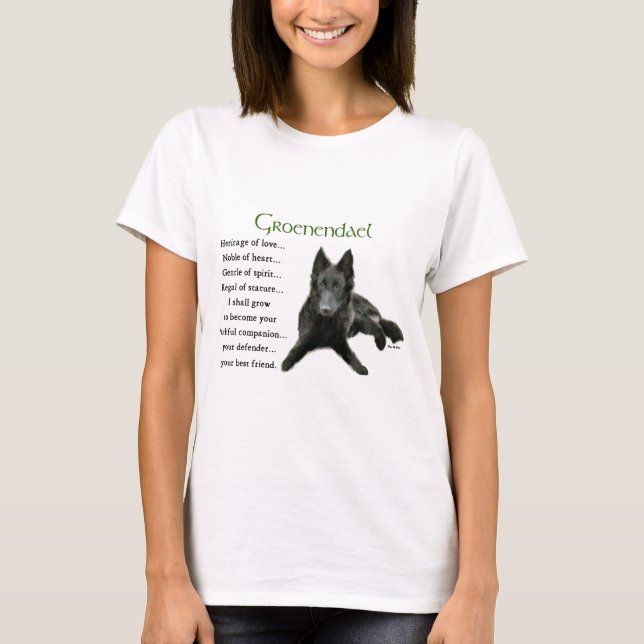 Groenendael Belgian Sheepdog Gifts T-Shirt (Front)