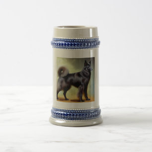 Groenendael Belgian Shepherd Dog Beer Stein