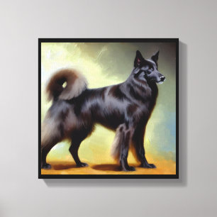 Groenendael Belgian Shepherd Dog Canvas Print