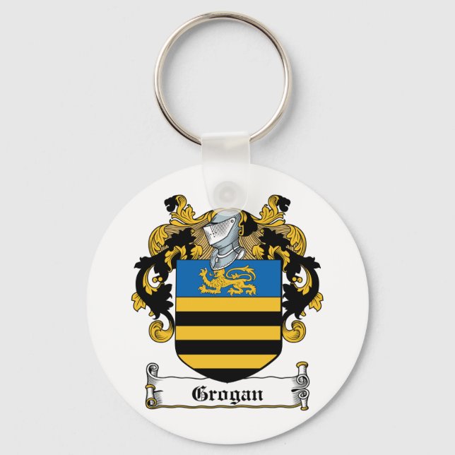 Grogan Family Crest Keychain (Front)