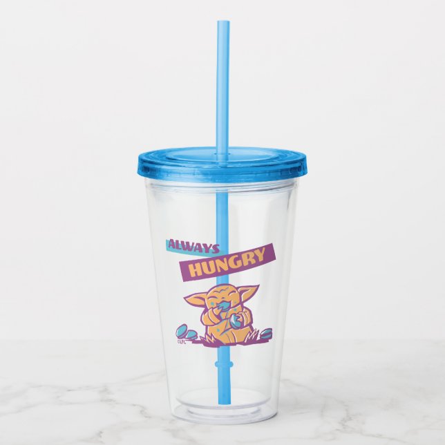 Grogu - Always Hungry Acrylic Tumbler (Front)
