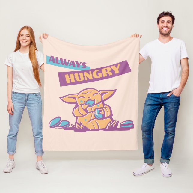 Grogu - Always Hungry Fleece Blanket (In Situ)