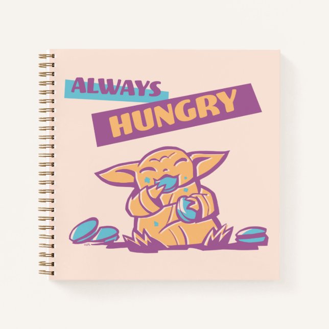 Grogu - Always Hungry Notebook (Front)