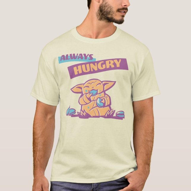 Grogu - Always Hungry T-Shirt (Front)