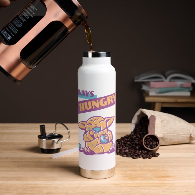 Grogu - Always Hungry Water Bottle (Coffee)
