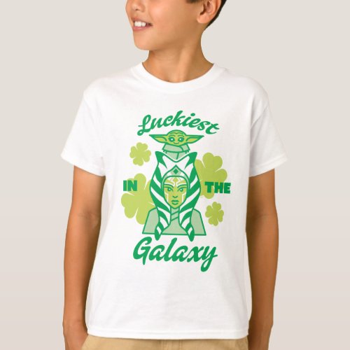 Grogu and Ahsoka Luckiest in the Galaxy T_Shirt