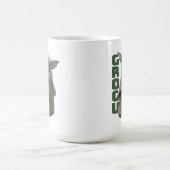 Grogu Character Name Graphic Coffee Mug (Center)