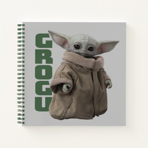 Grogu Character Name Graphic Notebook