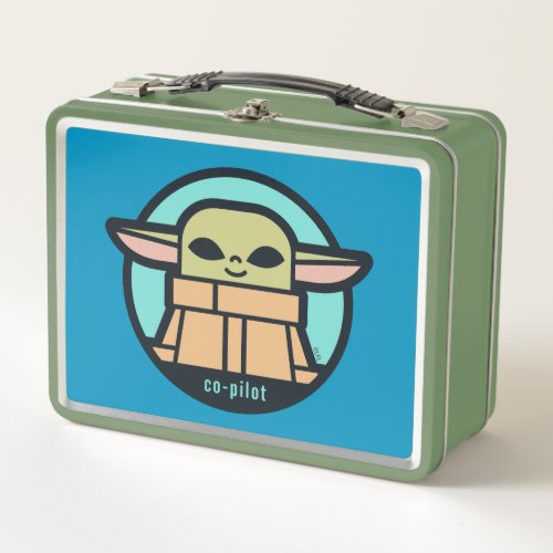 Grogu Co_Pilot Icon Metal Lunch Box