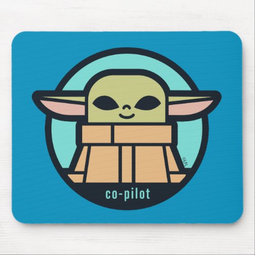 Grogu Co_Pilot Icon Mouse Pad