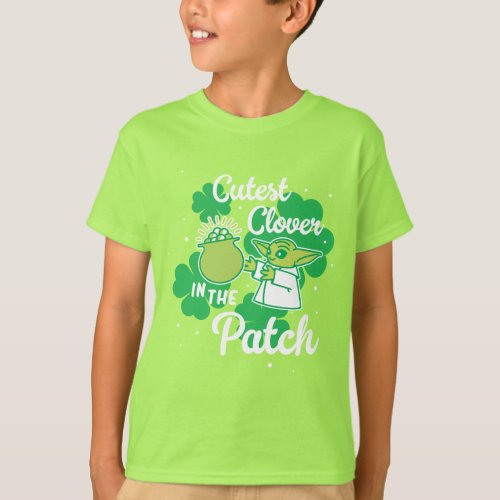 Grogu Cutest Clover in the Patch T_Shirt