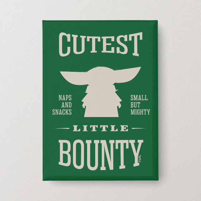 Grogu - Cutest Little Bounty Button (Front)