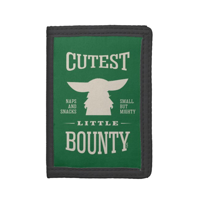 Grogu - Cutest Little Bounty Trifold Wallet (Front Vertical)