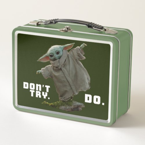 Grogu _ Dont Try Do Metal Lunch Box