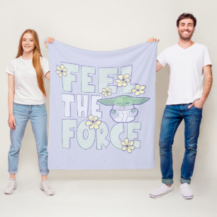 Grogu   Feel the Force Fleece Blanket