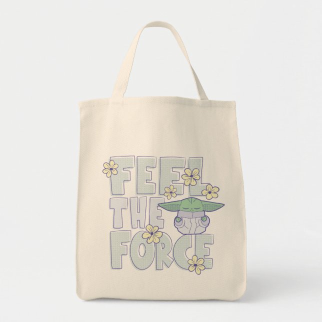 Grogu | Feel the Force Tote Bag (Front)